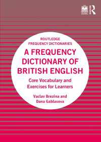 イギリス英語出現頻度辞典<br>A Frequency Dictionary of British English : Core Vocabulary and Exercises for Learners