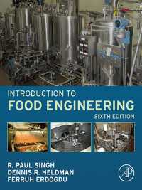 食品工学（テキスト・第６版）<br>Introduction to Food Engineering（6）