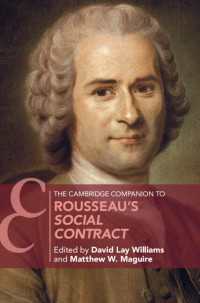ケンブリッジ版　ルソー『社会契約論』必携<br>The Cambridge Companion to Rousseau's Social Contract