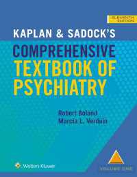 カプラン＆サドック精神医学総合テキスト（第１１版・全２巻）<br>Kaplan and Sadock's Comprehensive Text of Psychiatry（11）