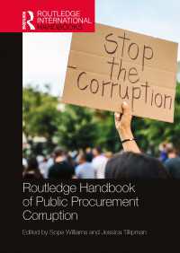 ラウトレッジ版　公共調達汚職ハンドブック<br>Routledge Handbook of Public Procurement Corruption