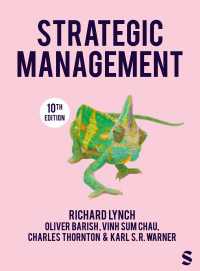 戦略的経営（第１０版）<br>Strategic Management（Tenth Edition (Revised and Updated Edition)）