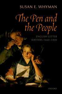 手紙のイギリス庶民史1660-1800年<br>The Pen and the People : English Letter Writers 1660-1800