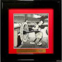 ジュエリー絵画(R)　ディズニー　『蒸気船ウィリー』（Sサイズ）